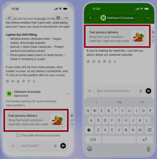 Goプランでは広告表示あり