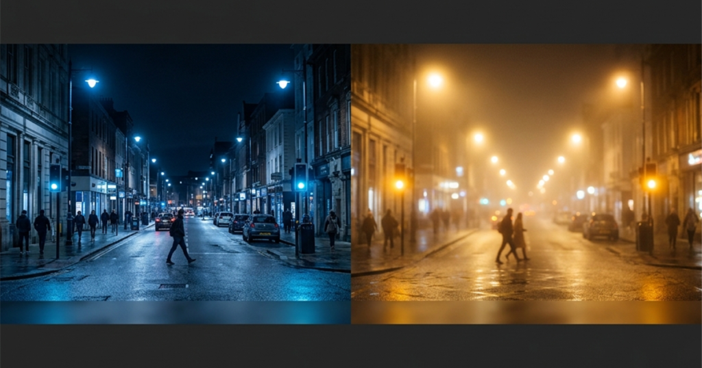 同じプロンプトでの文章パッセージ「夜の街の情景描写」読み比べ